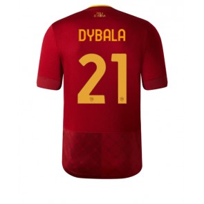 AS Roma Paulo Dybala #21 Hemmatröja 2022-23 Kortärmad